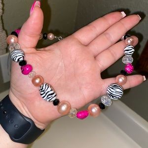 Matching necklace and bracelet set